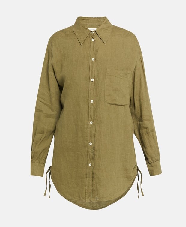 

Льняная блузка Marc O'Polo, цвет Moss
