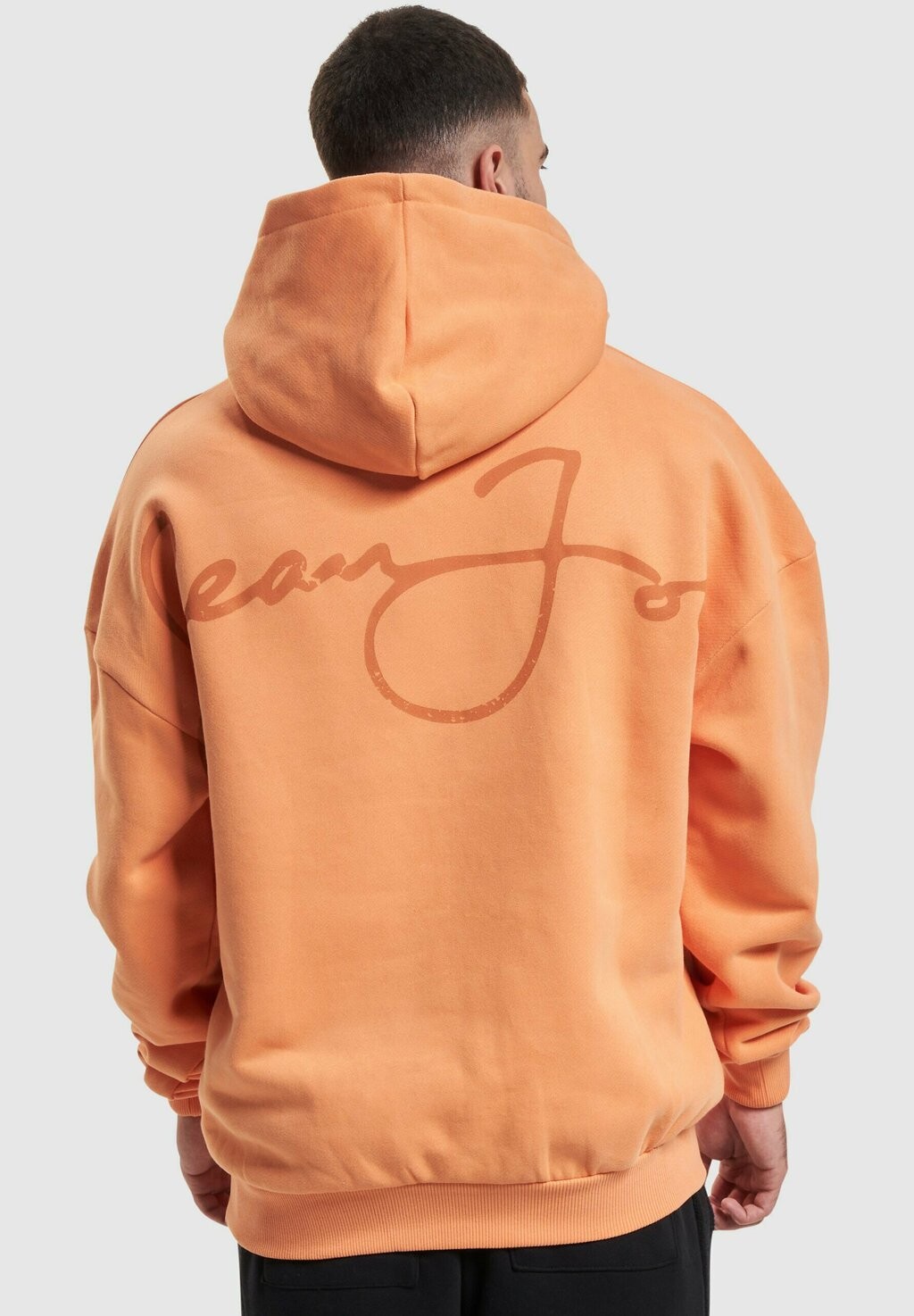 

Толстовка с капюшоном Script Logo Backprint Peached Sean John, цвет apricot