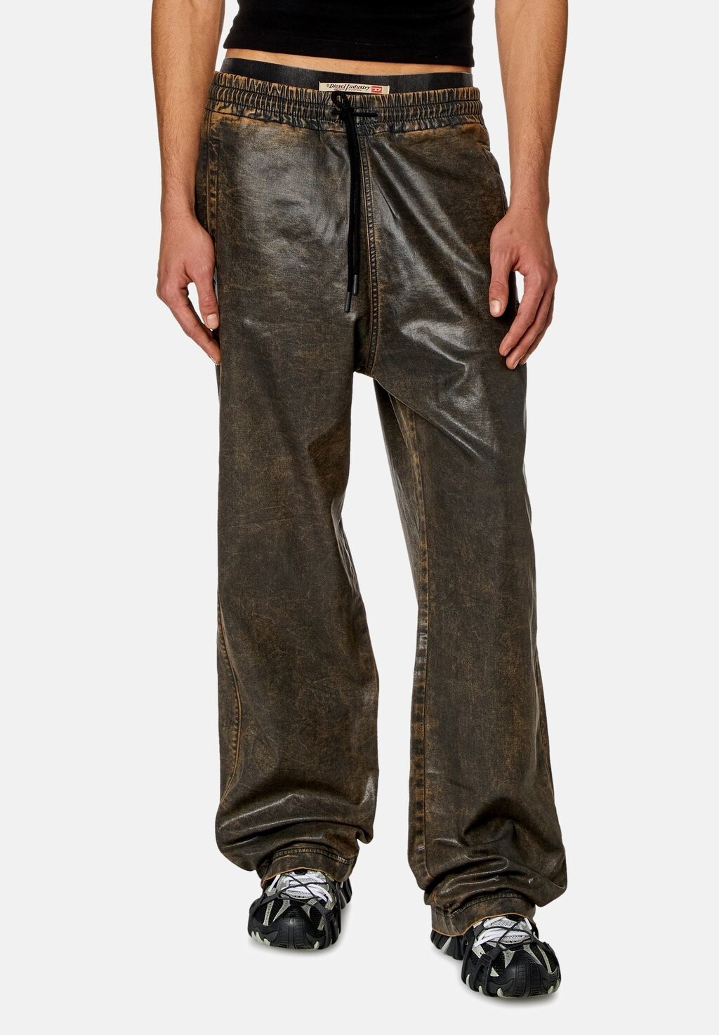 

Брюки из ткани STRAIGHT D-MARTIANS Diesel, черный