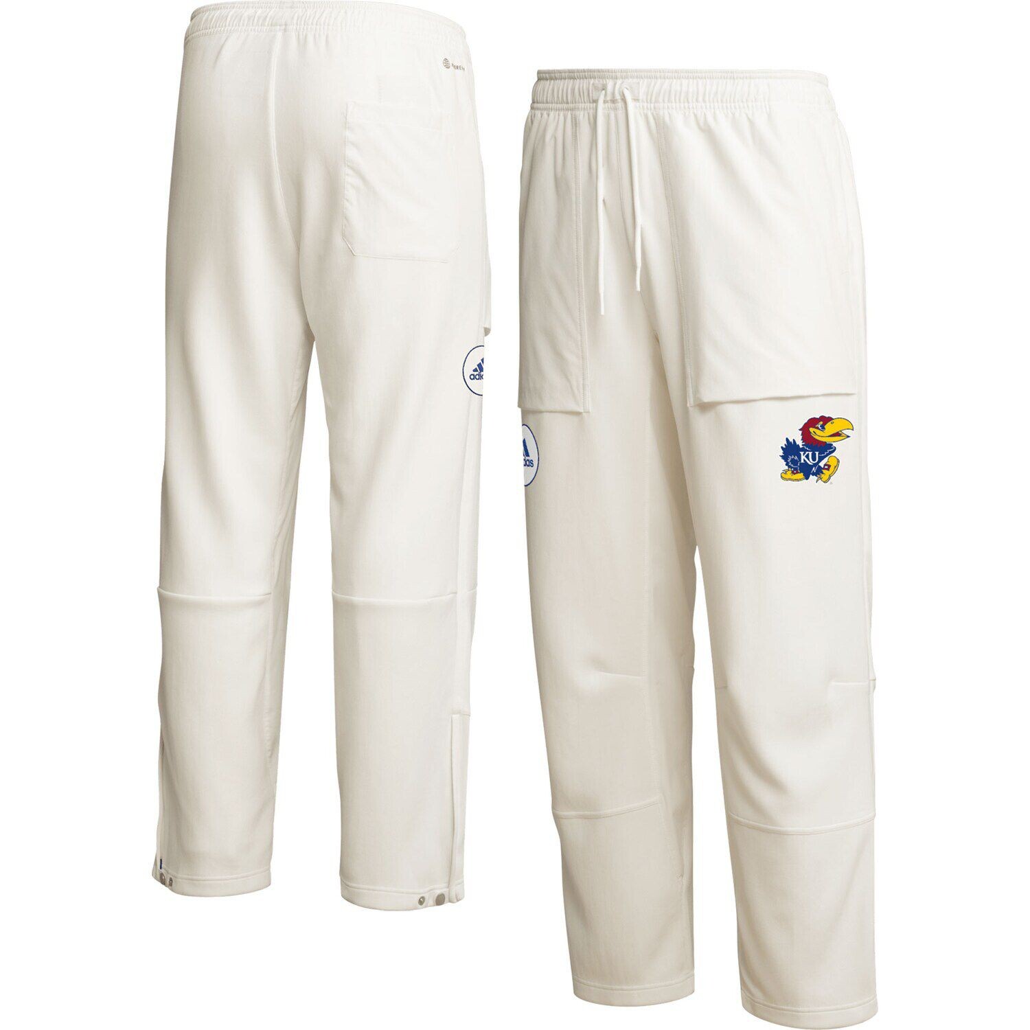 

Мужские кремовые брюки Kansas Jayhawks Zero Dye AEROREADY adidas