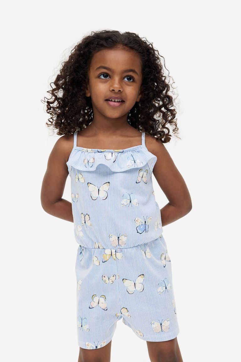 

Комбинезон с узором и рюшами H&M