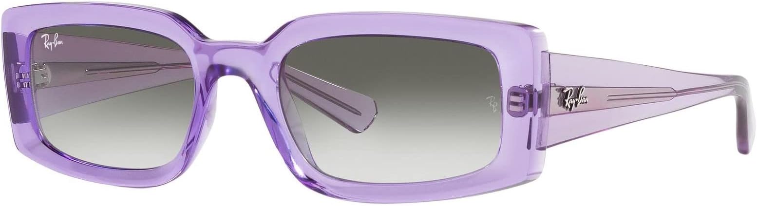 цена Солнцезащитные очки 0RB4395 Kiliane Ray-Ban, цвет Transparent Violet/Clear Gradient Light Gray