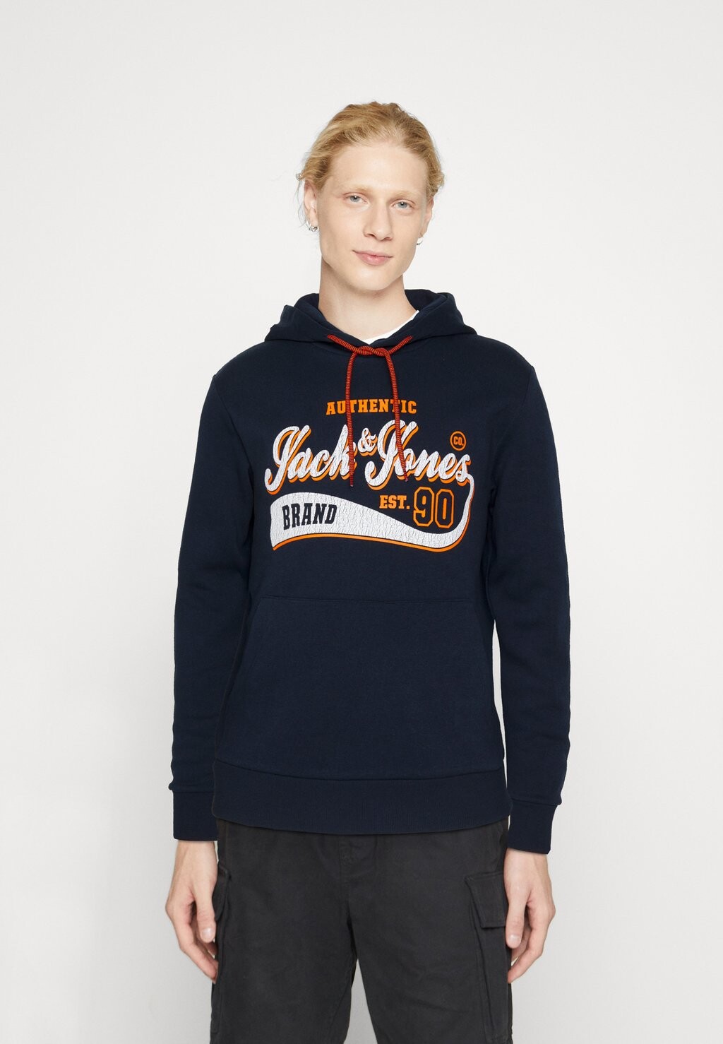

Толстовка JJEMETT HOOD Jack & Jones, темно-синий