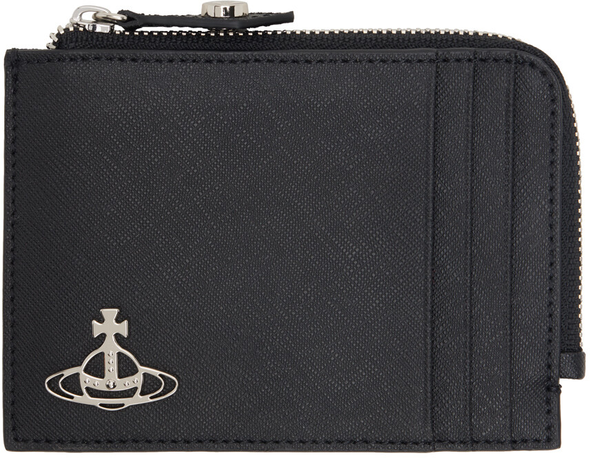 

Черная визитница на молнии Vivienne Westwood, цвет Black