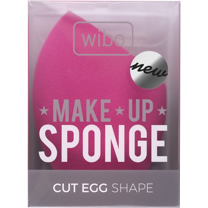 цена Спонж Cut Egg Shape Esponja de Maquillaje Wibo, Rosa