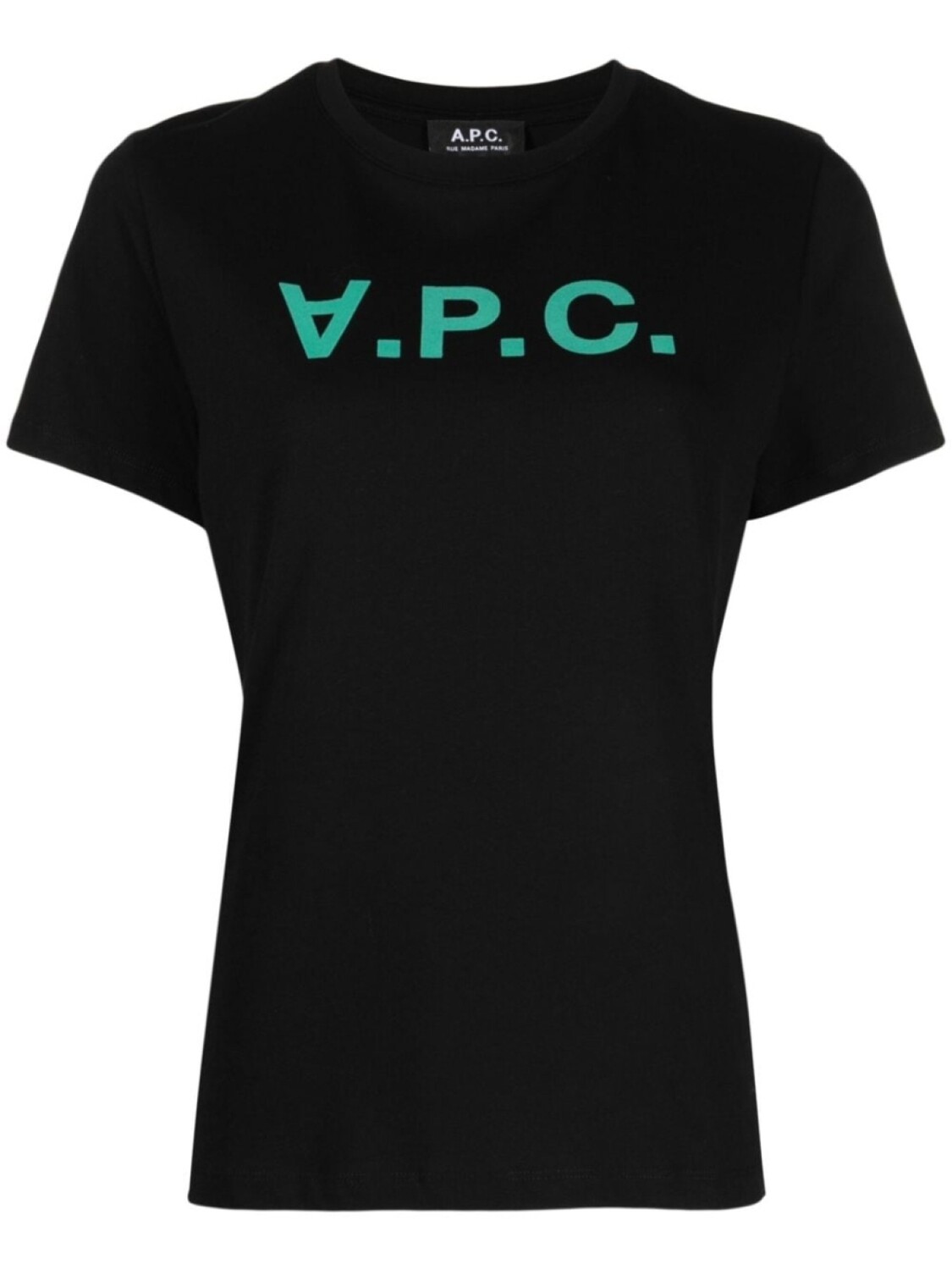 

A.P.C. футболка с логотипом, черный