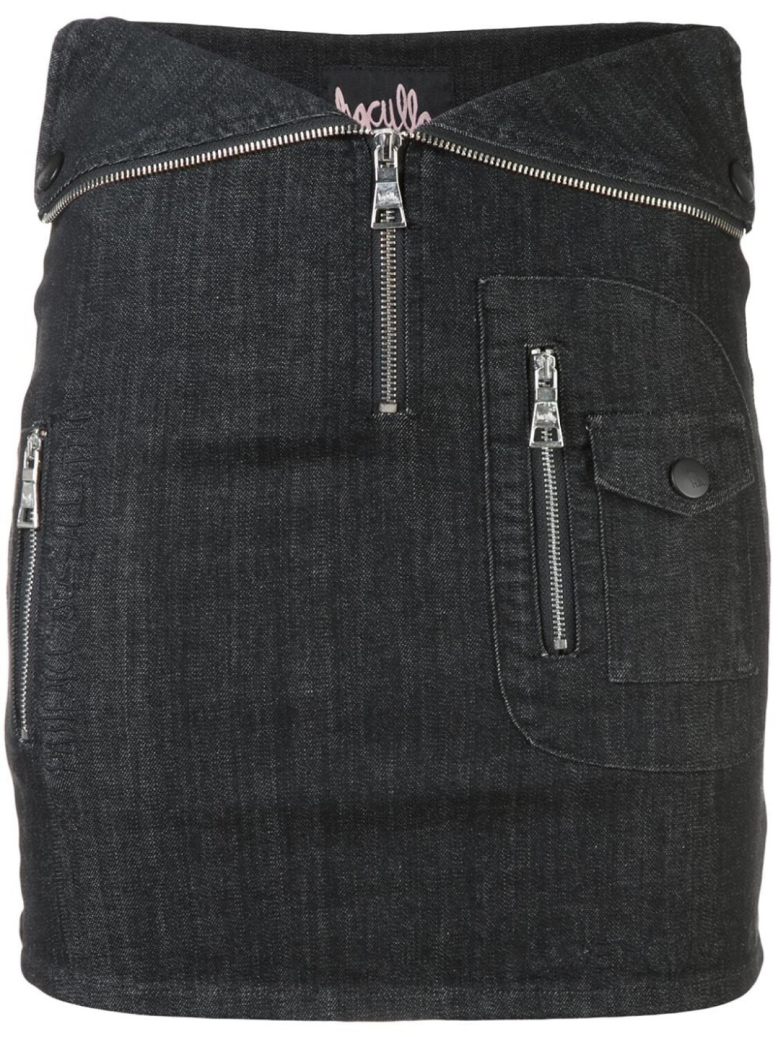 

Haculla Nobody's safe fitted skirt, черный