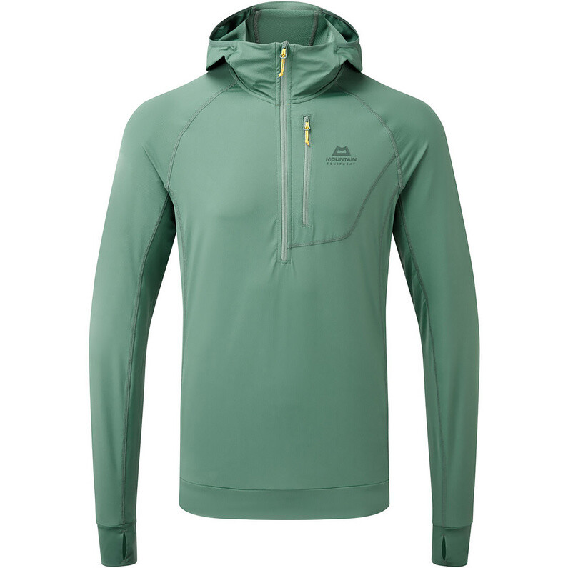 

Мужская худи на молнии Aiguille Mountain Equipment, зеленый