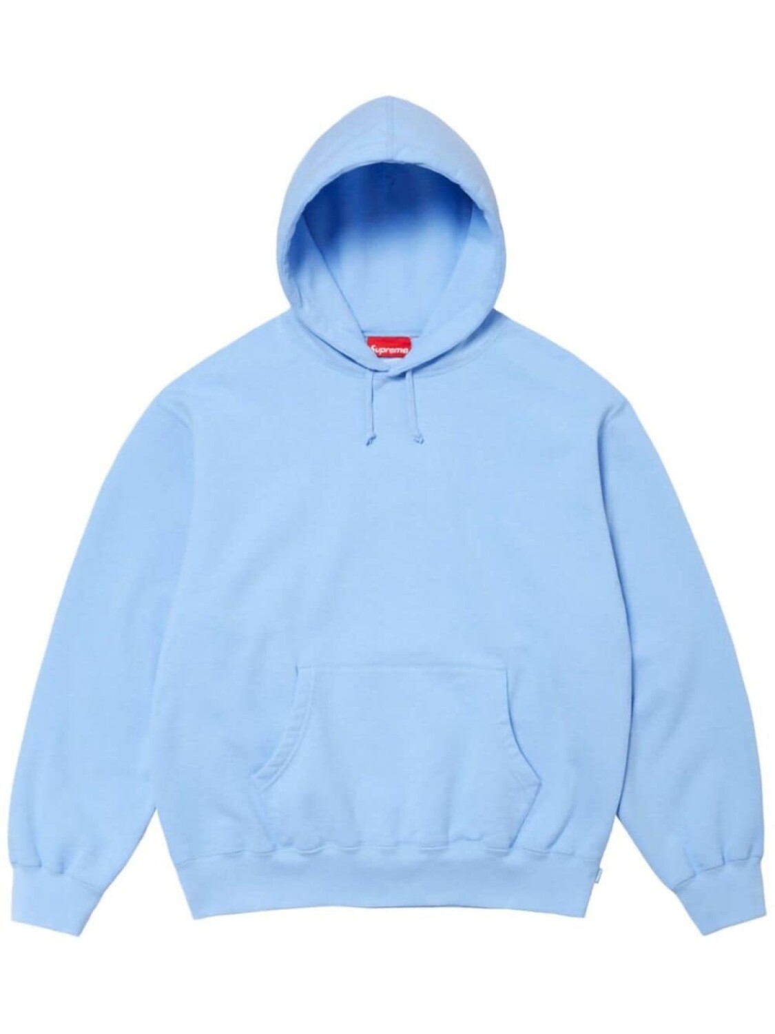 

Supreme толстовка с капюшоном "Light Blue" с атласной аппликацией, синий