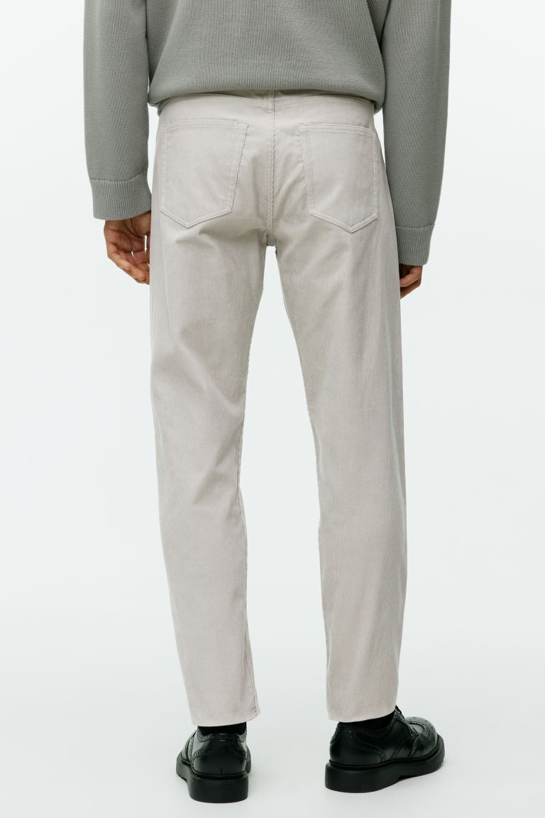 Вельветовые брюки H&M, серый