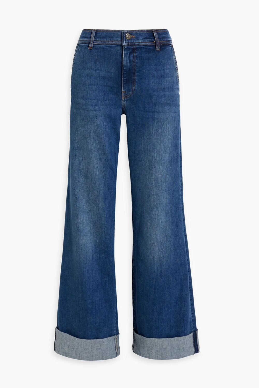 

Джинсы Kersee широкого кроя с высокой посадкой Tomorrow Denim, средний деним