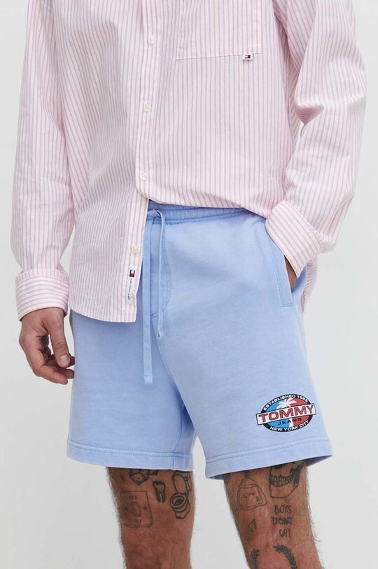 

Хлопковые шорты Tommy Jeans, синий