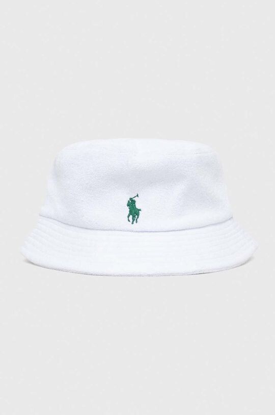 

Хлопковая шапка Polo Ralph Lauren, белый