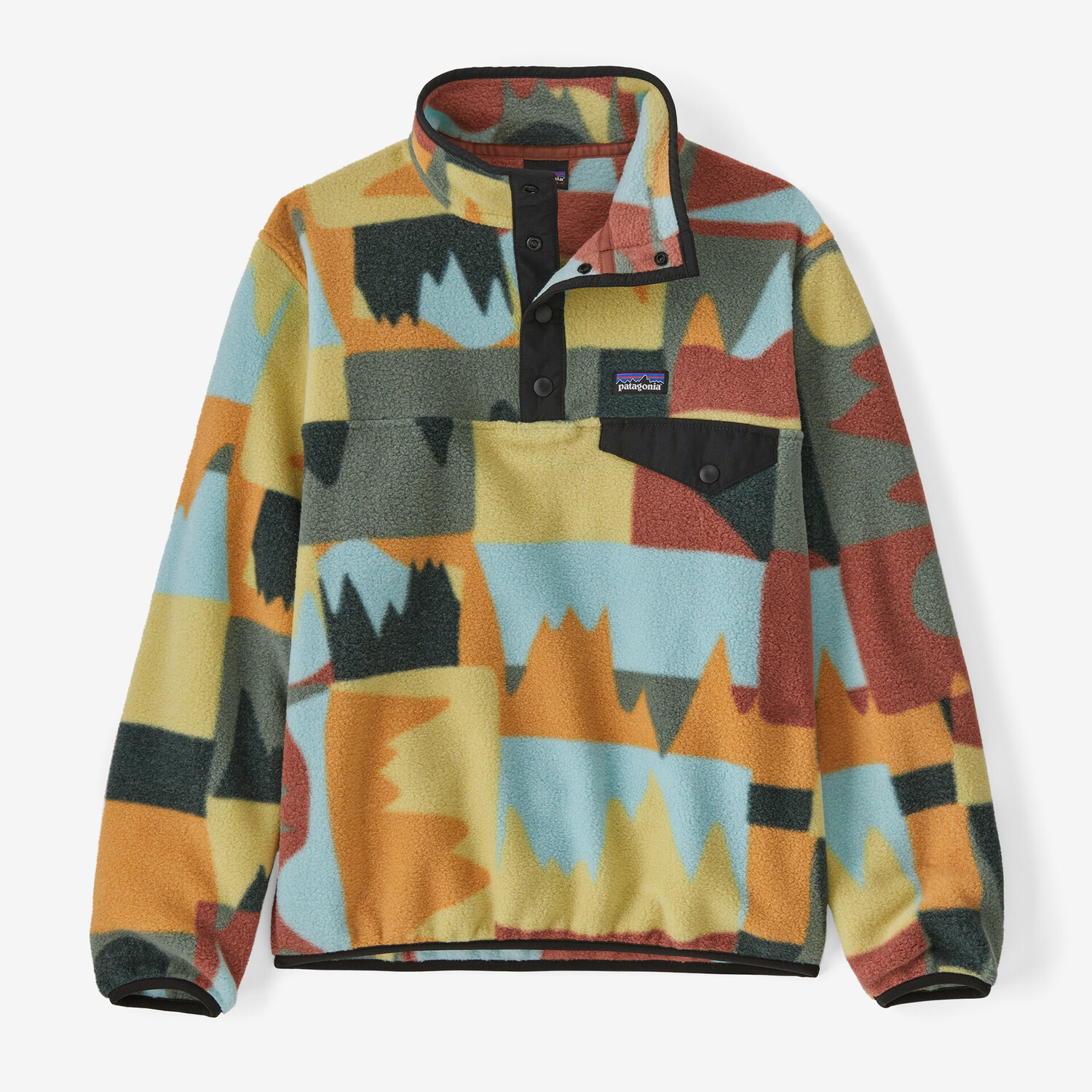 

Детский легкий флисовый пуловер Synchilla Snap-T Patagonia, цвет Frontera: Skiff Blue