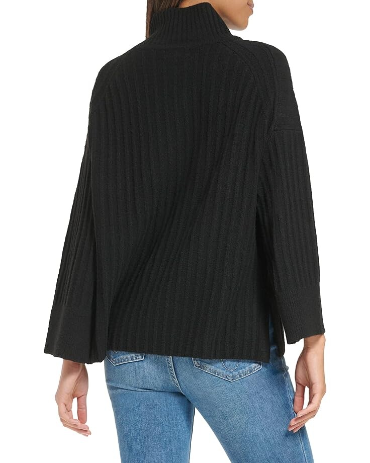 

Свитер Calvin Klein Wide Rib Rglan Sleeve, черный