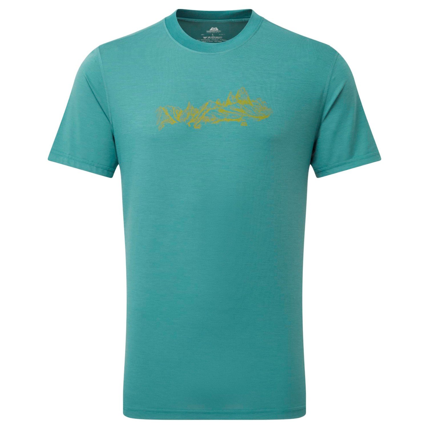 Функциональная рубашка Mountain Equipment Groundup Skyline Tee, цвет Fern