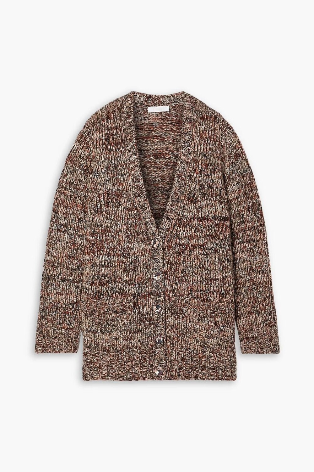 

Кардиган из кашемира и шерсти Chloé, шоколад