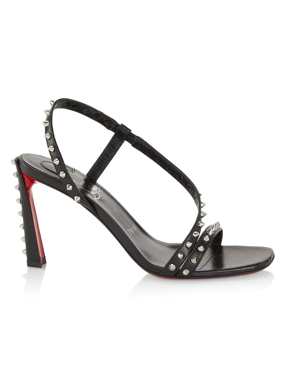 

Кожаные сандалии Rosa Condorapik 85 с ремешком на пятке Christian Louboutin, черный