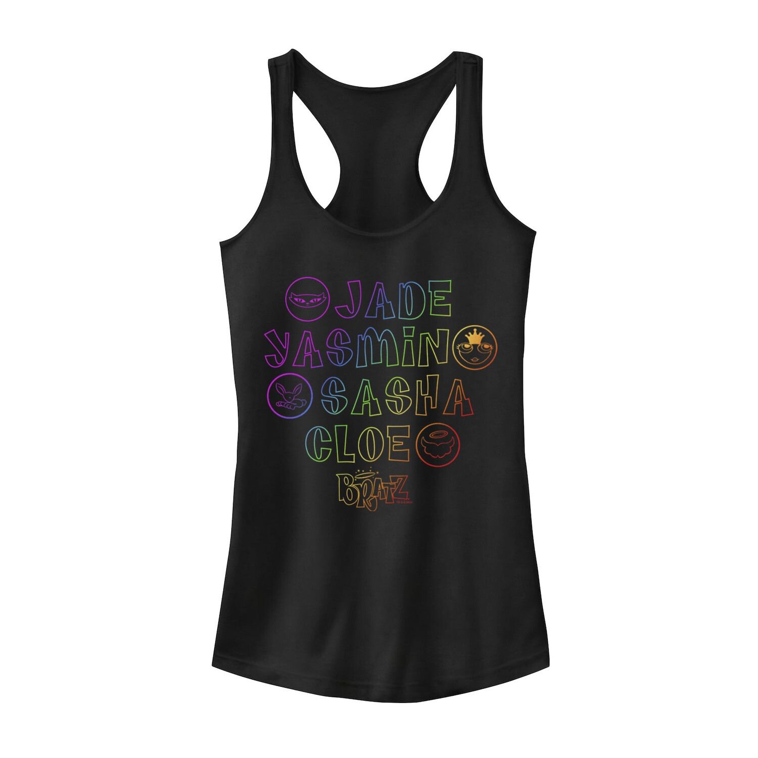 

Юниорский Bratz Rainbow Names Stacked Tank Licensed Character