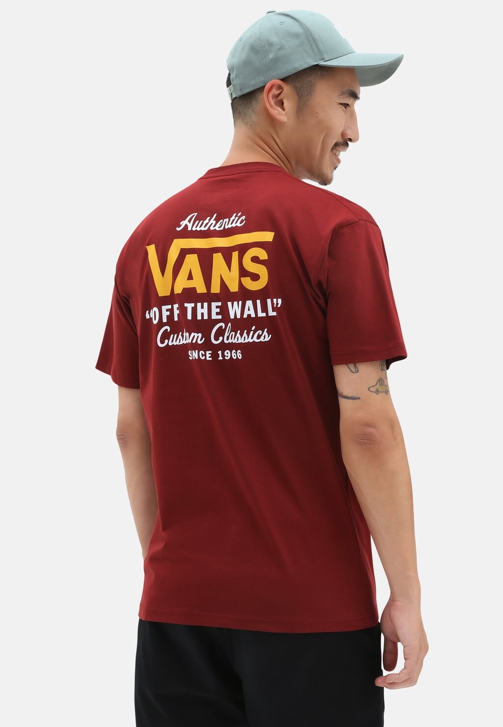 

Футболка с принтом Vans, фиолетовый меланж