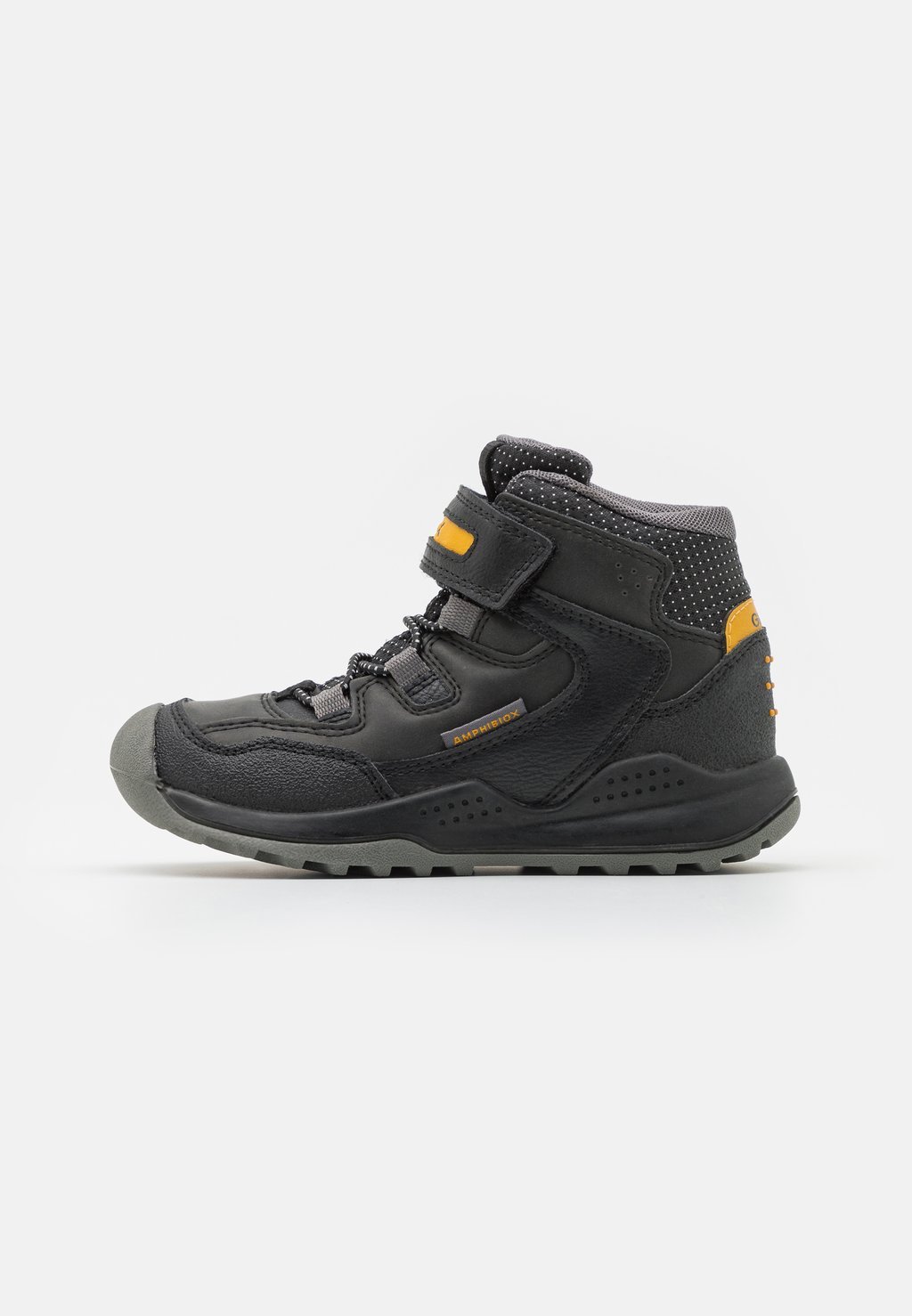 

Кроссовки высокие TERAM BOY ABX Geox, цвет black/dark yellow