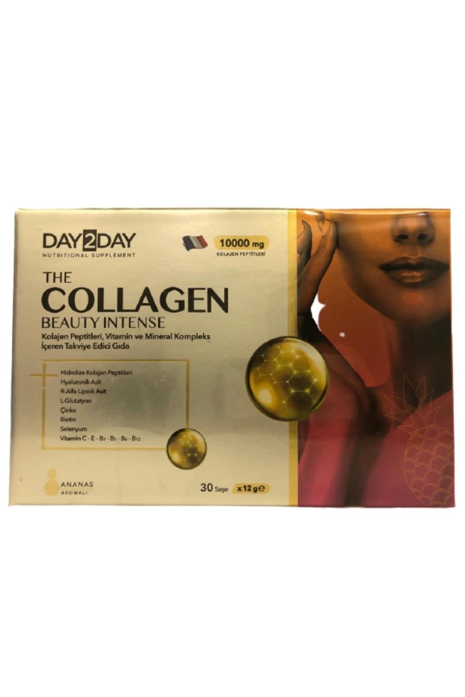 Day2Day The Collagen Beauty Intense 30 пакетиков по 12 гр (ананас)