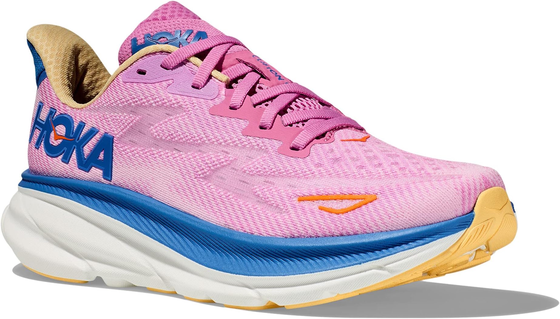 

Кроссовки Clifton 9 Hoka, сиреневый, Розовый