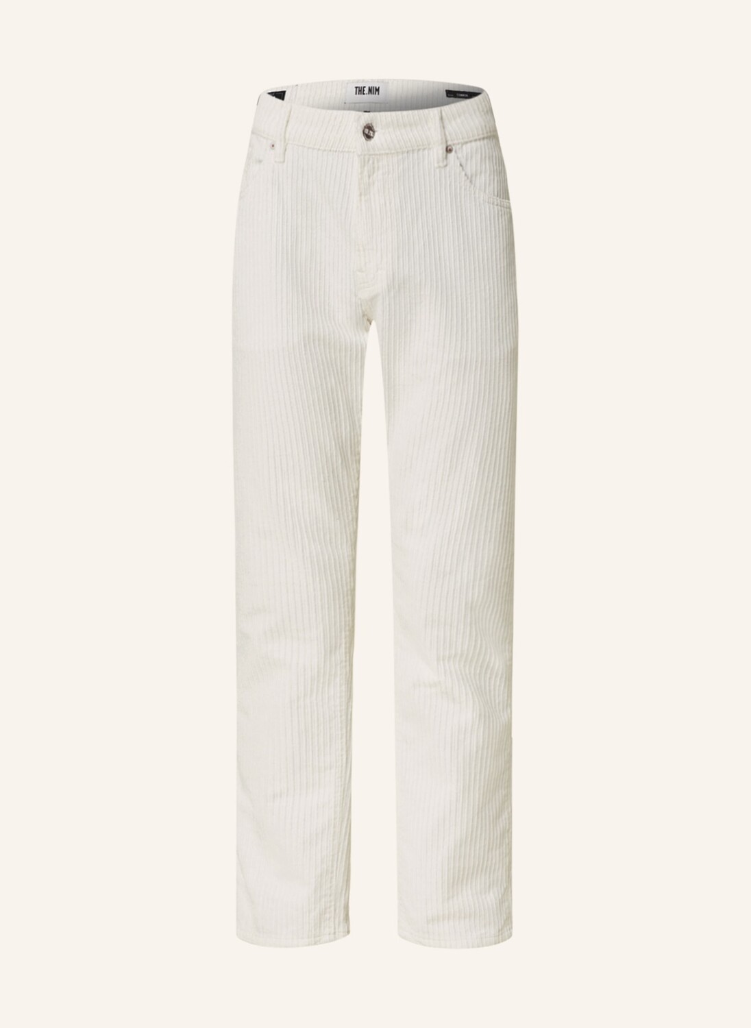 

Вельветовые брюки THE.NIM STANDARD CONNOR Carrot Fit, белый