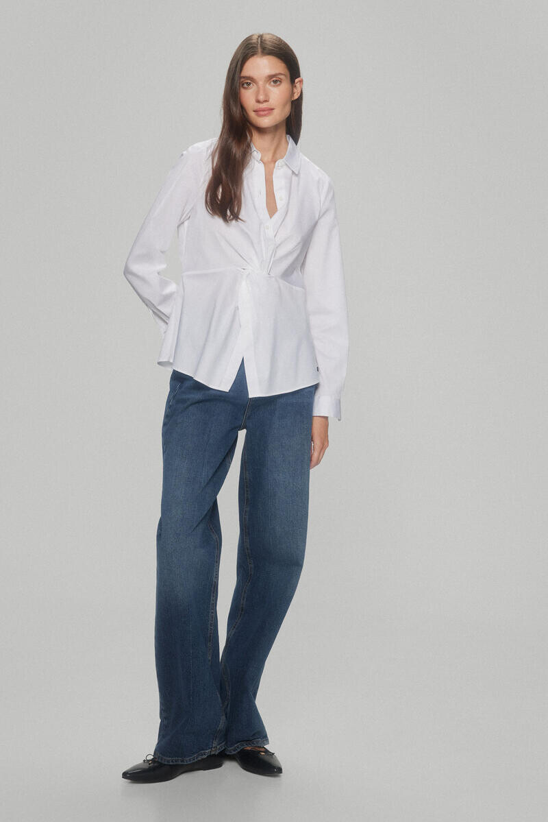 

Футболка с узлом Pedro del Hierro, белый