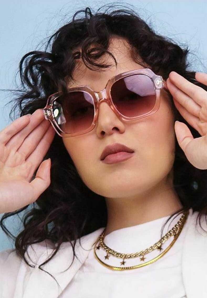 

Солнцезащитные очки Greta Bubblegum WOS, розовый
