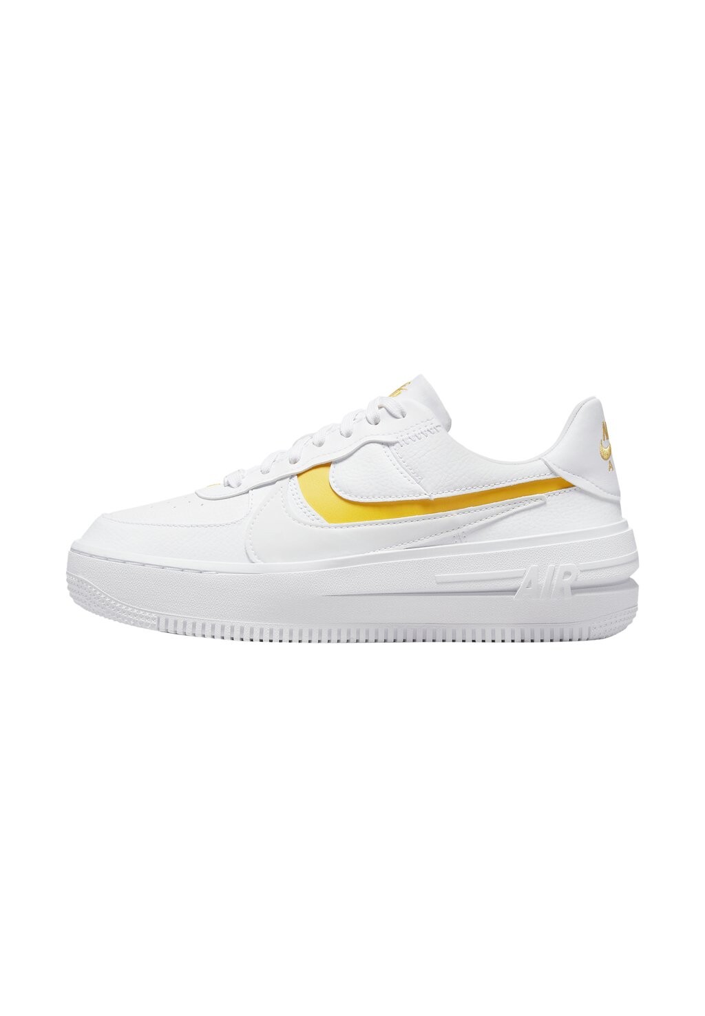 

Кроссовки Nike Af1 Plt.Af.Orm, белый саммит белый белый желтый охра