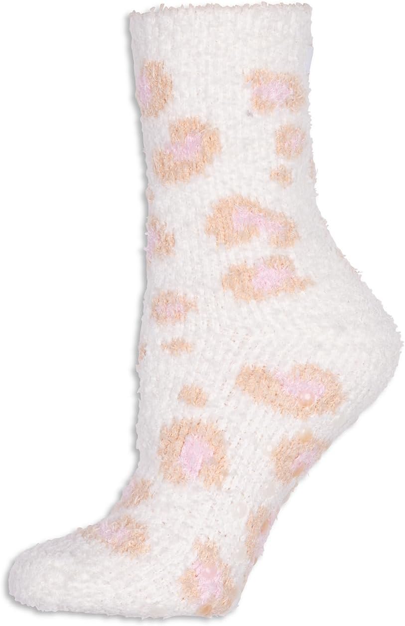 Леопардовые носки с захватом Karen Neuburger, цвет Tan
