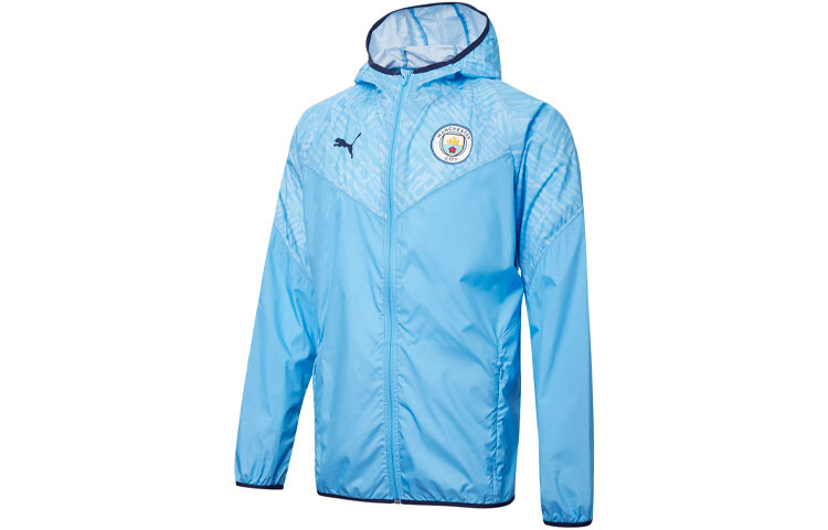 

MCFC Куртка мужская светло-синяя Puma, светло-голубой