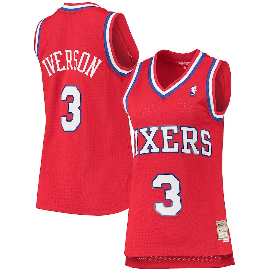 

Джерси Mitchell & Ness Philadelphia 76Ers, красный