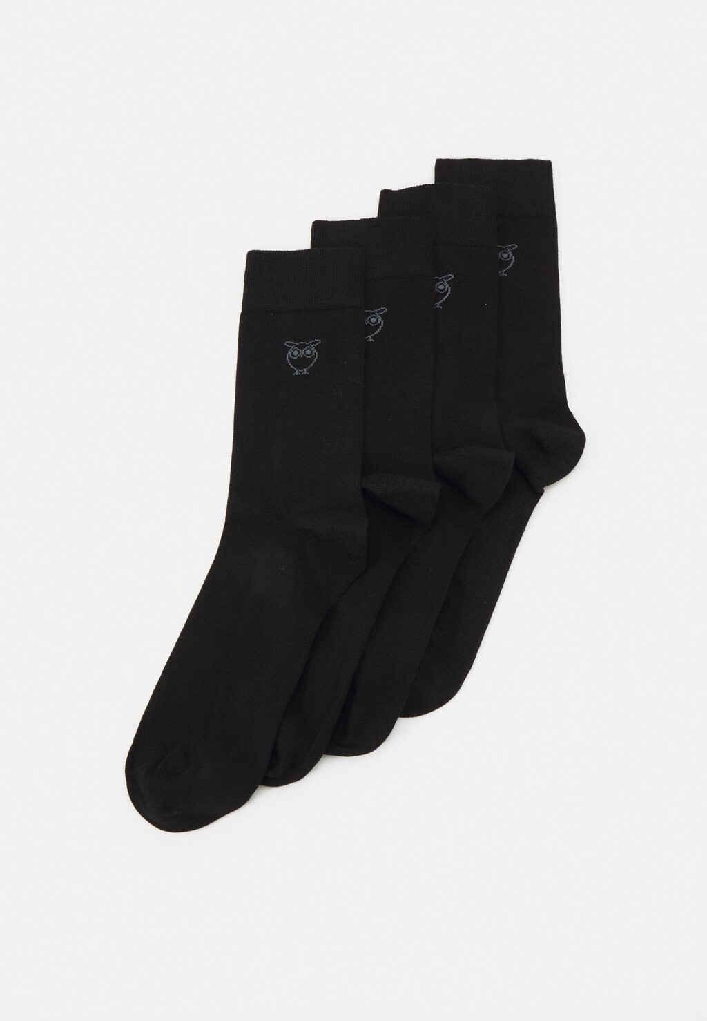 

Носки SOLID 4 PACK KnowledgeCotton Apparel, черный гагат