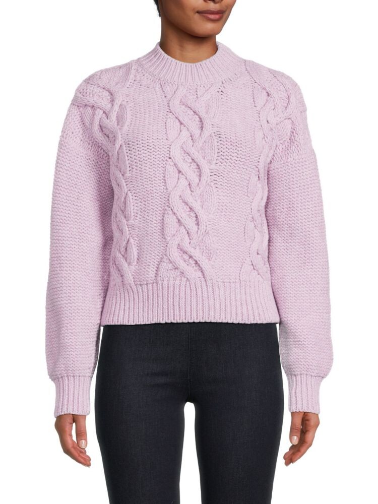 

Свитер Herina косой вязки из смесовой шерсти Iro, цвет Light Lavender