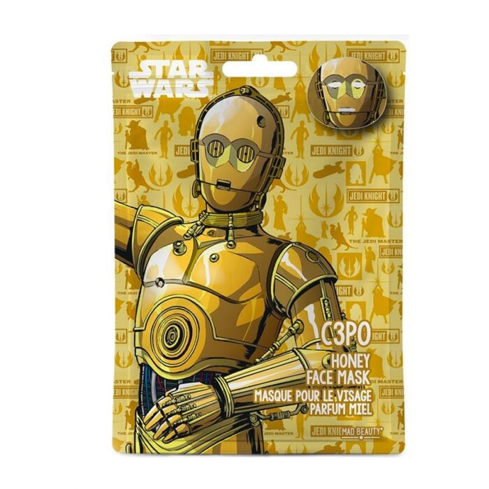 

Маска для лица Mascarilla Facial Star Wars C3PO Mad Beauty, 25 ml