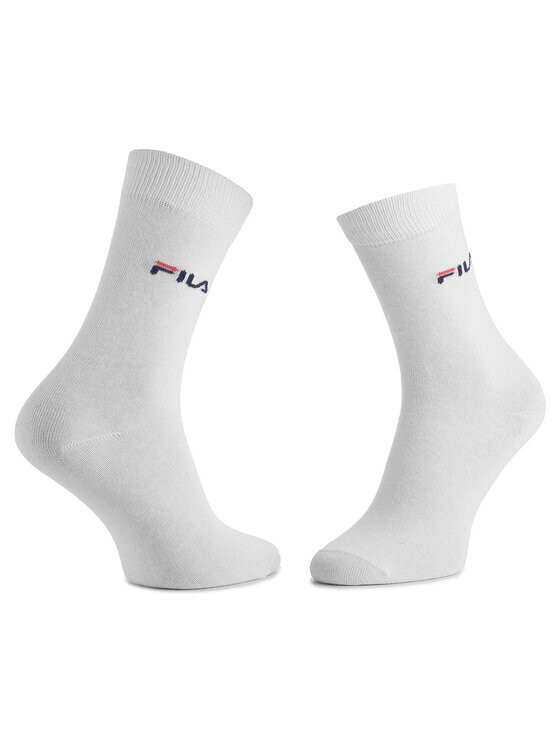 

Комплект из 3 высоких носков унисекс Fila, белый