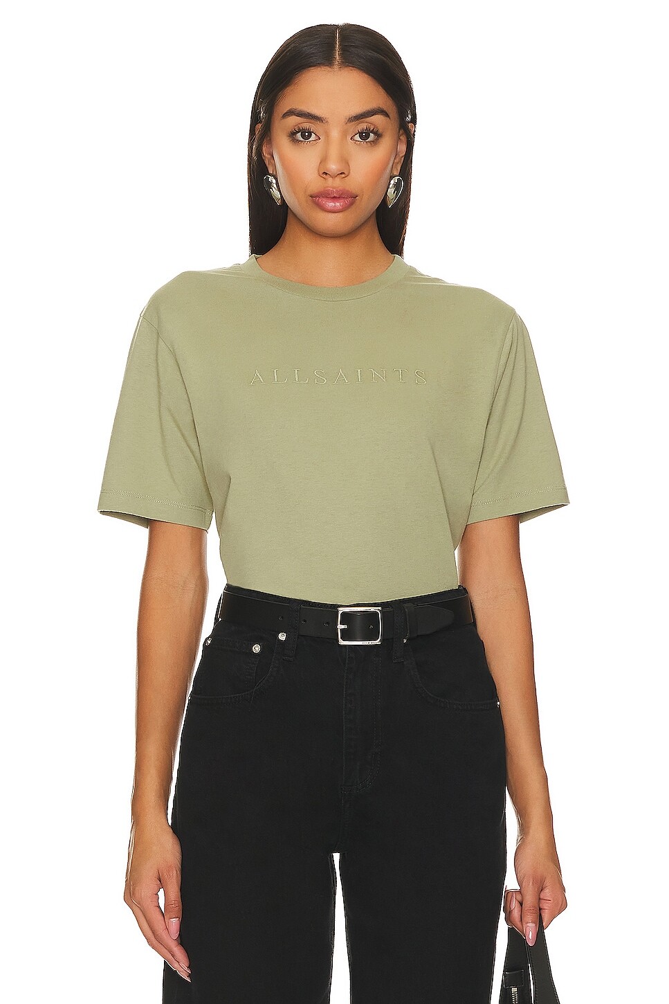 

Футболка ALLSAINTS Pippa Bf, цвет Muted Sage