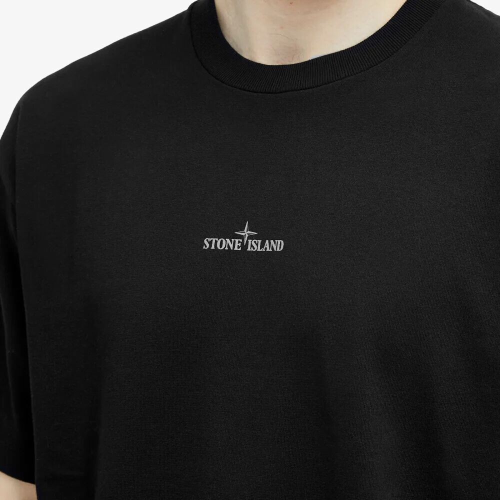 

Stone Island Футболка с камуфляжным принтом One Badge, черный