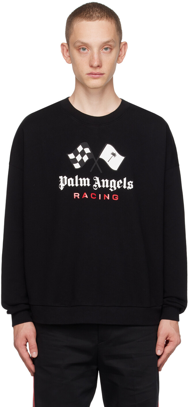 

Черная гоночная толстовка Palm Angels MoneyGram Haas F1 Edition, Черный