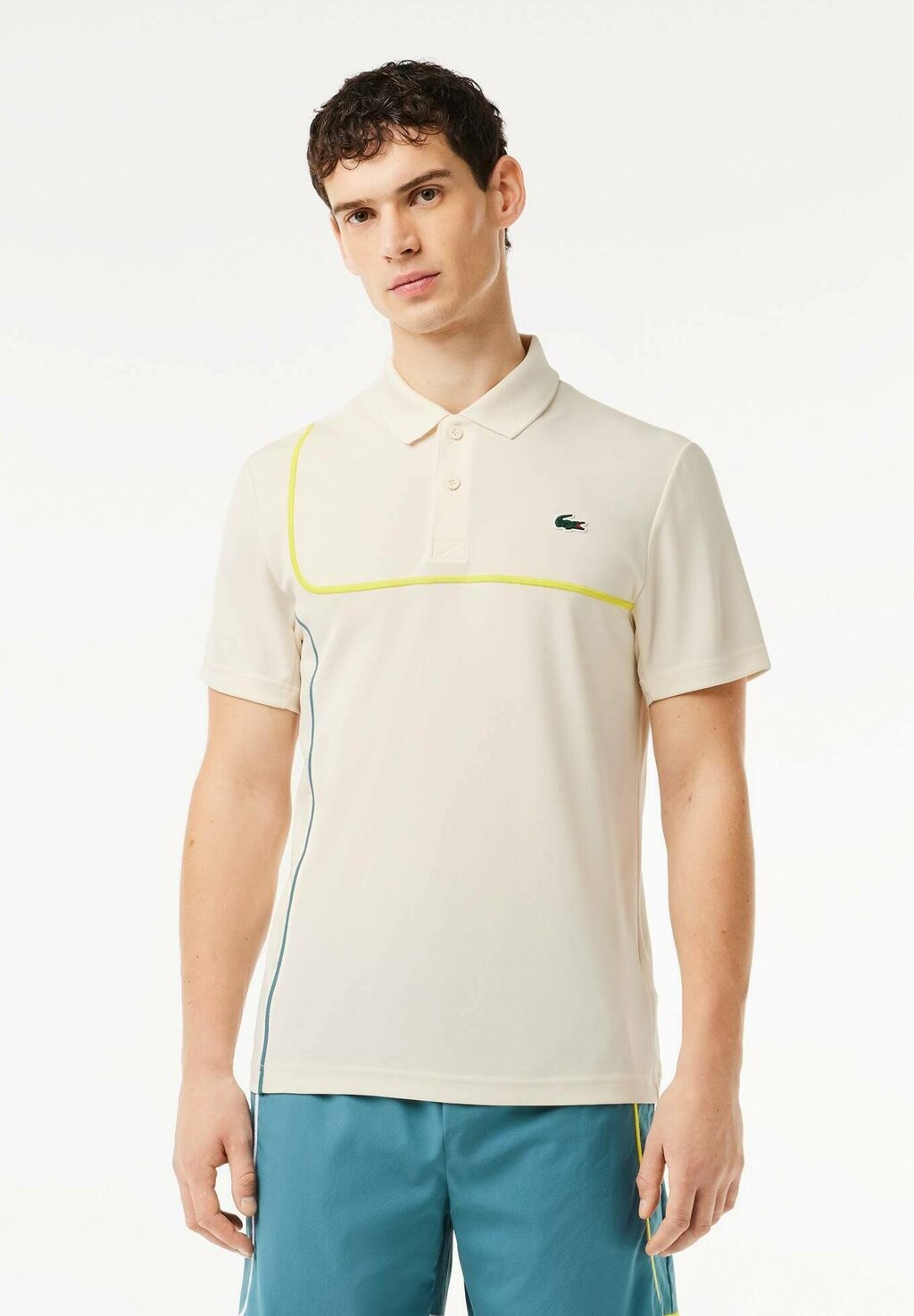 

Рубашка поло Lacoste, бежевый