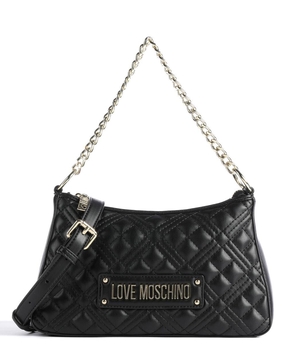 

Стеганая сумка через плечо из искусственной кожи Love Moschino, черный