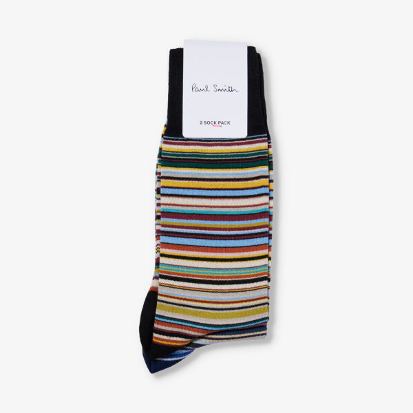 

Фирменные носки из эластичного хлопка, комплект из двух штук Paul Smith, мультиколор