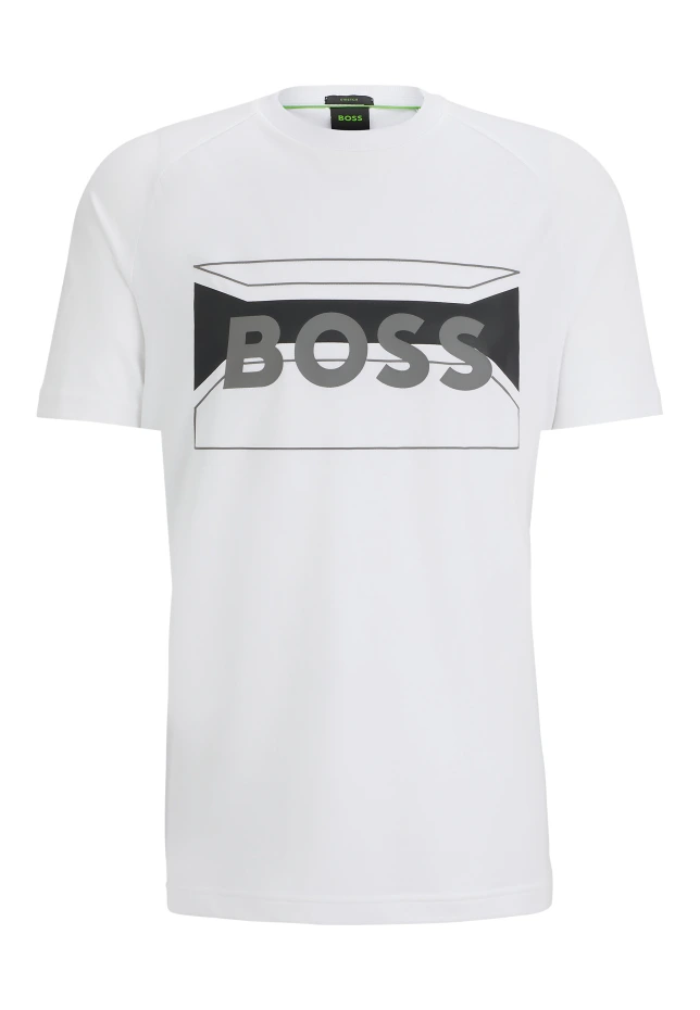 

Футболка tee 2 стандартного кроя Boss, белый