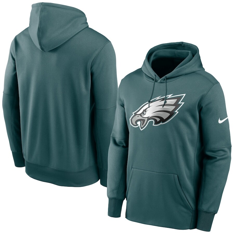 

Пуловер с капюшоном Nike Philadelphia Eagles, зеленый