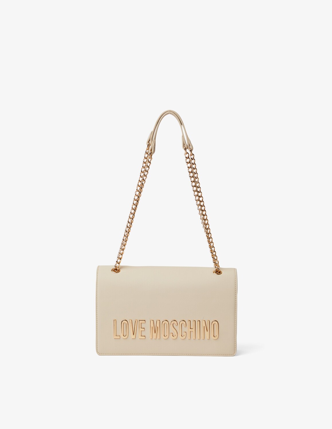 

Сумка-тоут Bold Love Love Moschino, кремовый