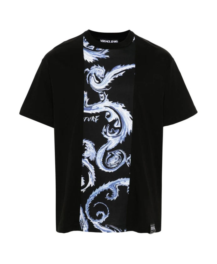 

Футболка мужская AW24 Versace Jeans Couture, черный