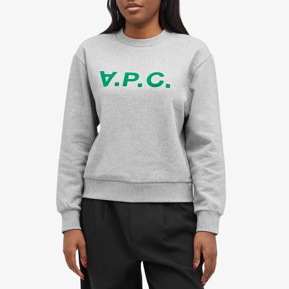 

A.P.C. Толстовка elisa с логотипом, серый