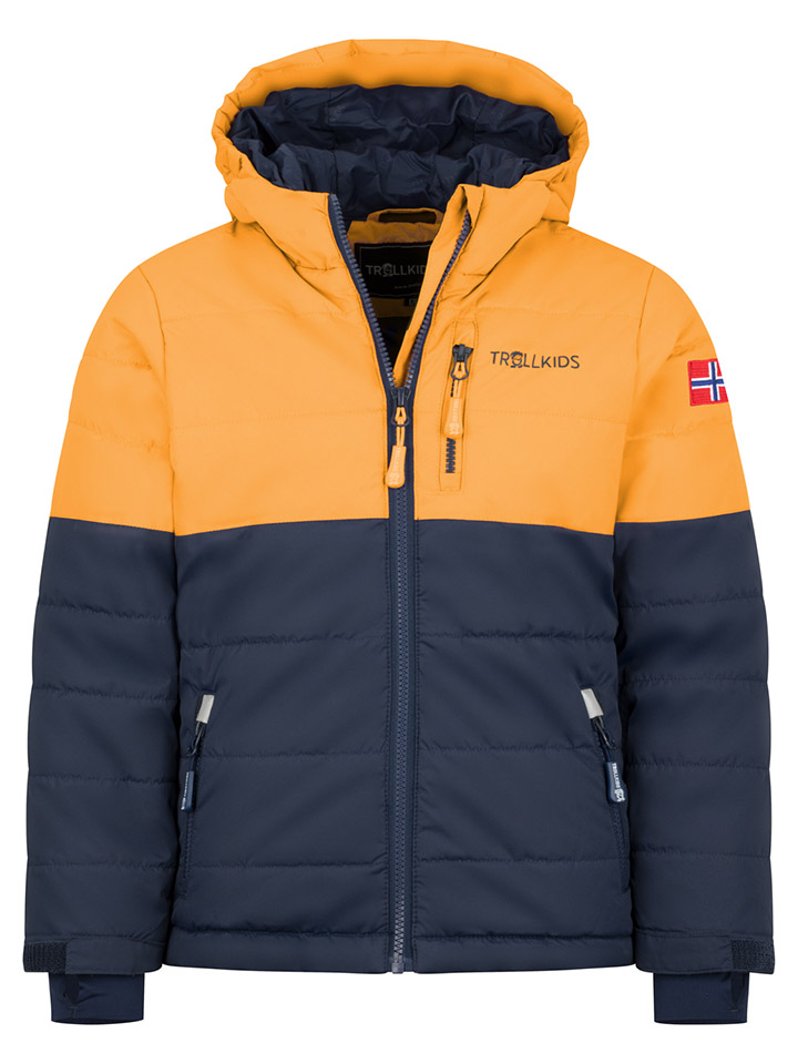 Лыжная куртка Trollkids Hemsedal, красочный